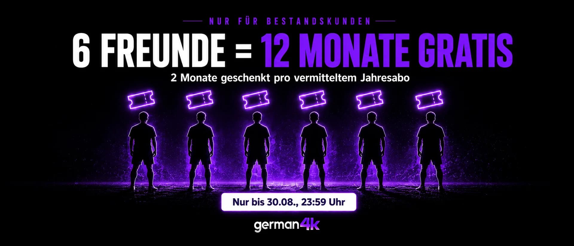 German 4K weiterempfehlen – 2 Monate gratis